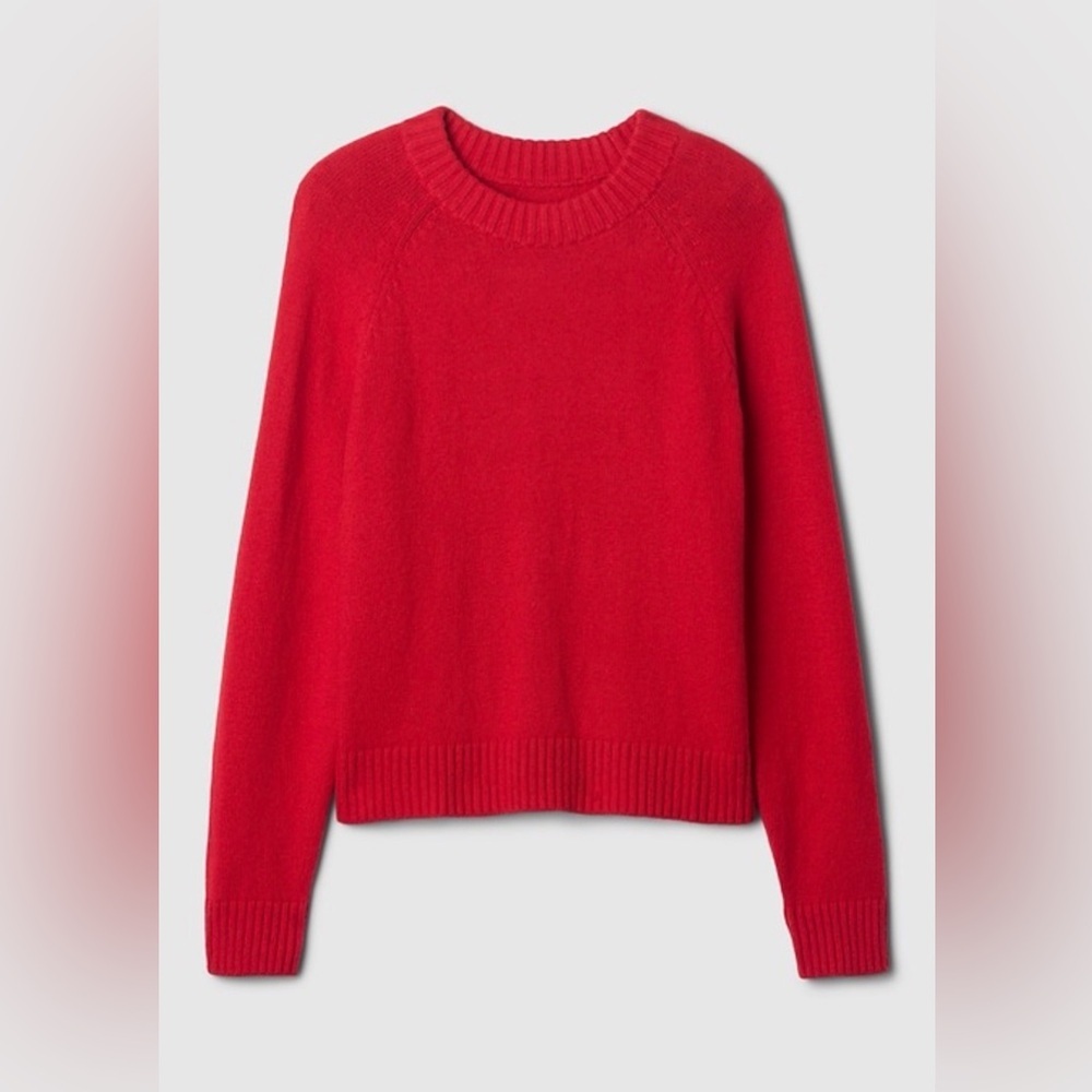 Gap CashSoft Crewneck Sweater – Women’s XS – Red